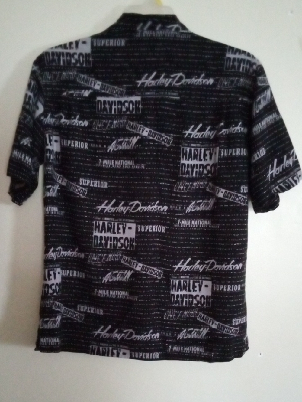 Harley-Davidson Black Short Sleeve Button-Up Shirt - Picture 2 of 13